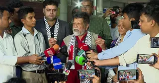 স্বাধীন ফিলিস্তিন গঠনের আগ পর্যন্ত সংগ্রাম চালিয়ে যেতে হবে: দেশে ফিরে শহিদুল আলম